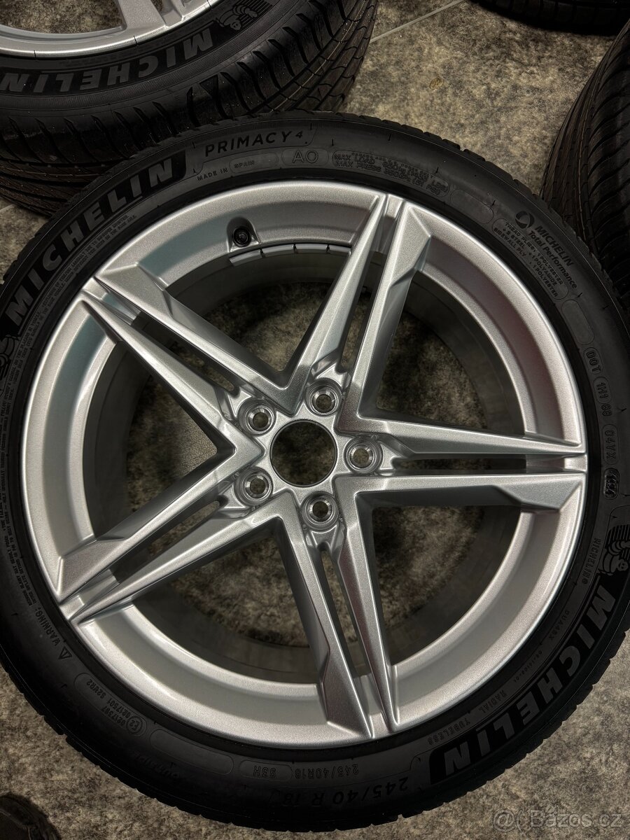 Alu kola 5x112 Audi A4/S4 R18 + Michelin 245/40 R18 - 3