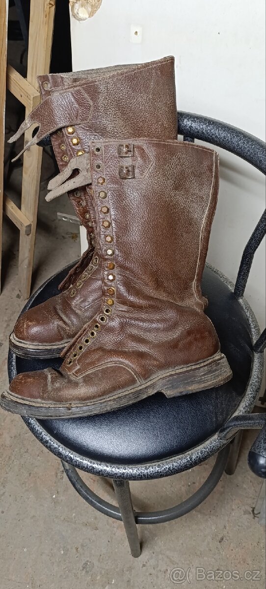 kožené četnické boty - 3