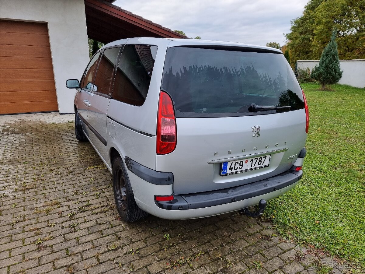 Peugeot 807 2.2 HDi - na náhradní díly, platná TK - 3