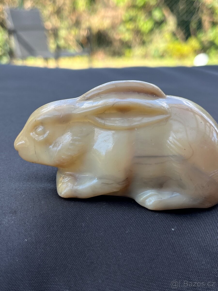 KOH-I-NOOR - Starý celuloidový ZAJÍČEK na setrvačník - 3