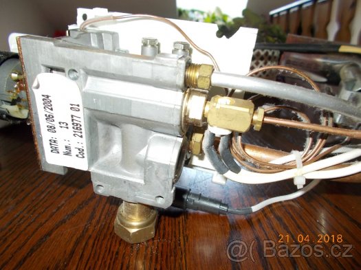 Hořák se zapalováním k plynovému ohřívači vody - 3