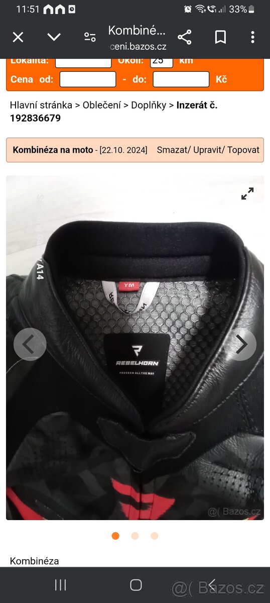 Dětská moto kombinéza - 3