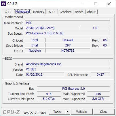 MSI Z97M-G43 SOCKET 1150 - 3