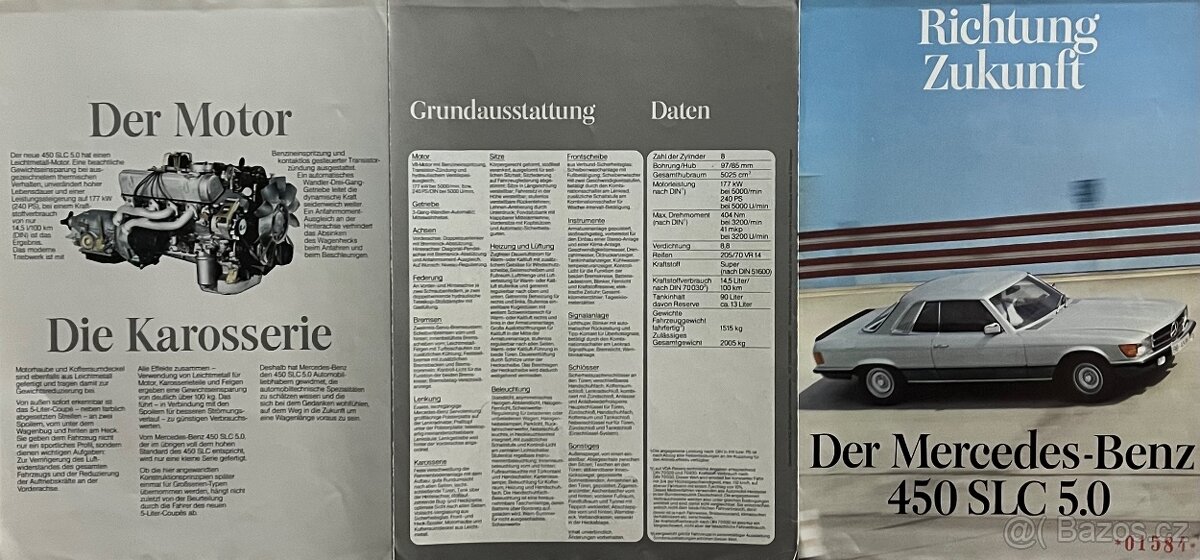 Mercedes 450 SLC 5.0 prospekt - 3