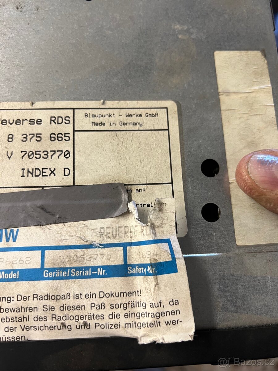 Originální Rádio BMW REVERSE RDS - 3