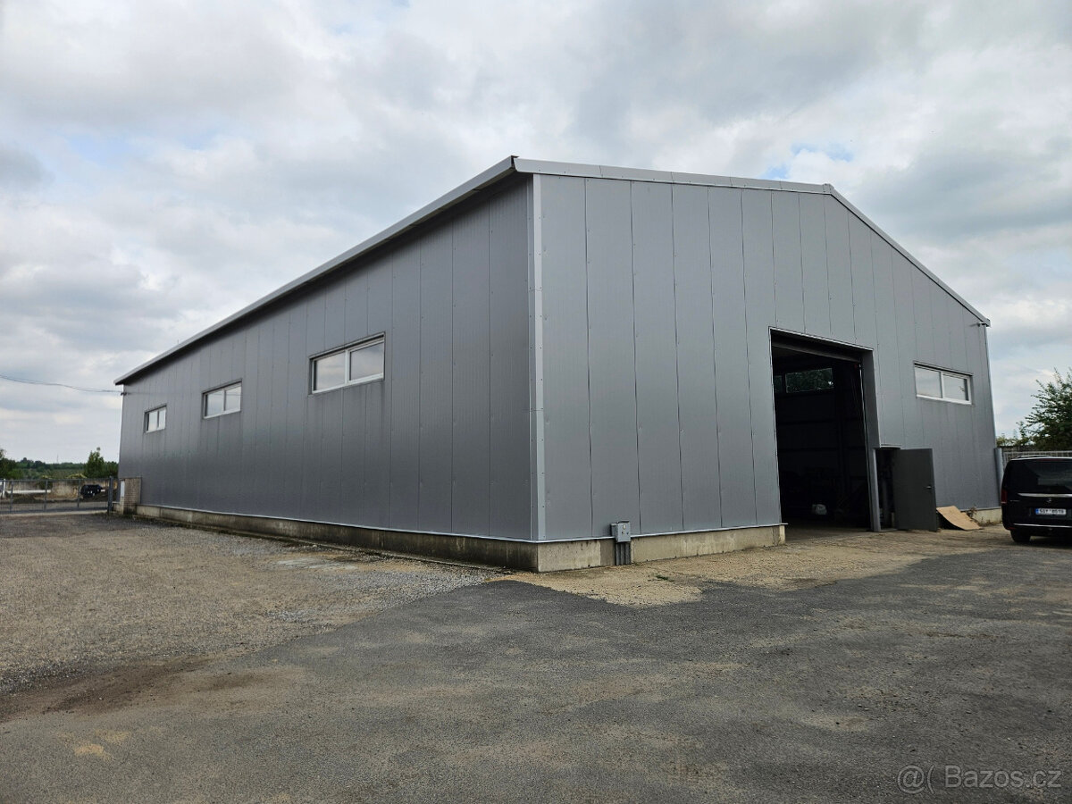Pronájem výrobní haly, prostoru 600 m² Slaný, Pražská - 3