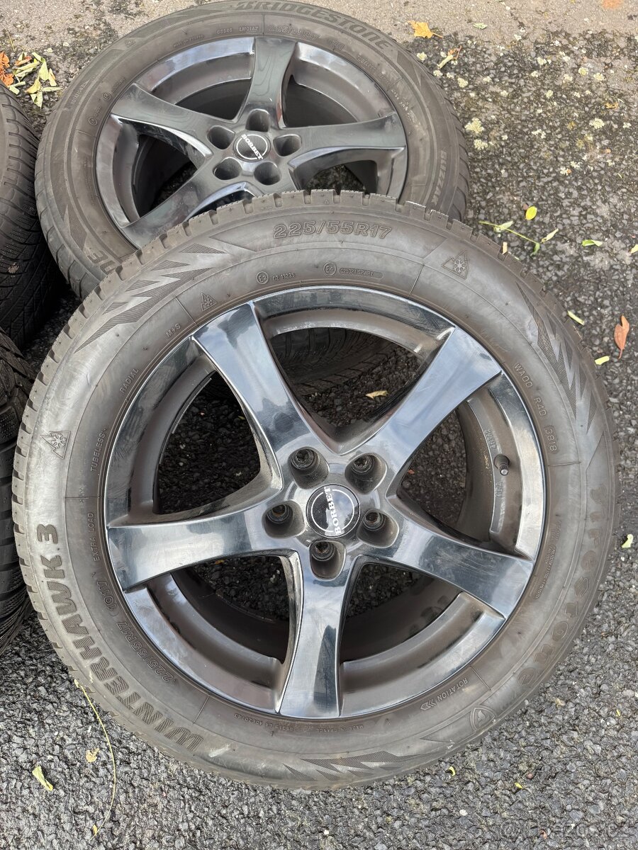 Alu zimni sada Borbet 225/55/17 Opel 5x115 - 3