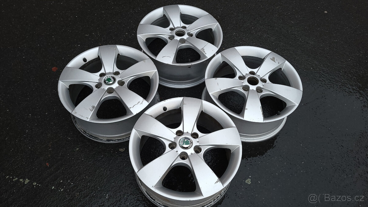 Orig. ALU disky 17" 5x112 Pegasus - Škoda Octavia II. - 3