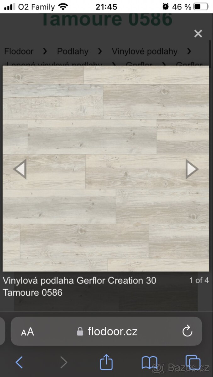 Lepený vinyl CREATION 30 DESIGN TAMOURE - 3