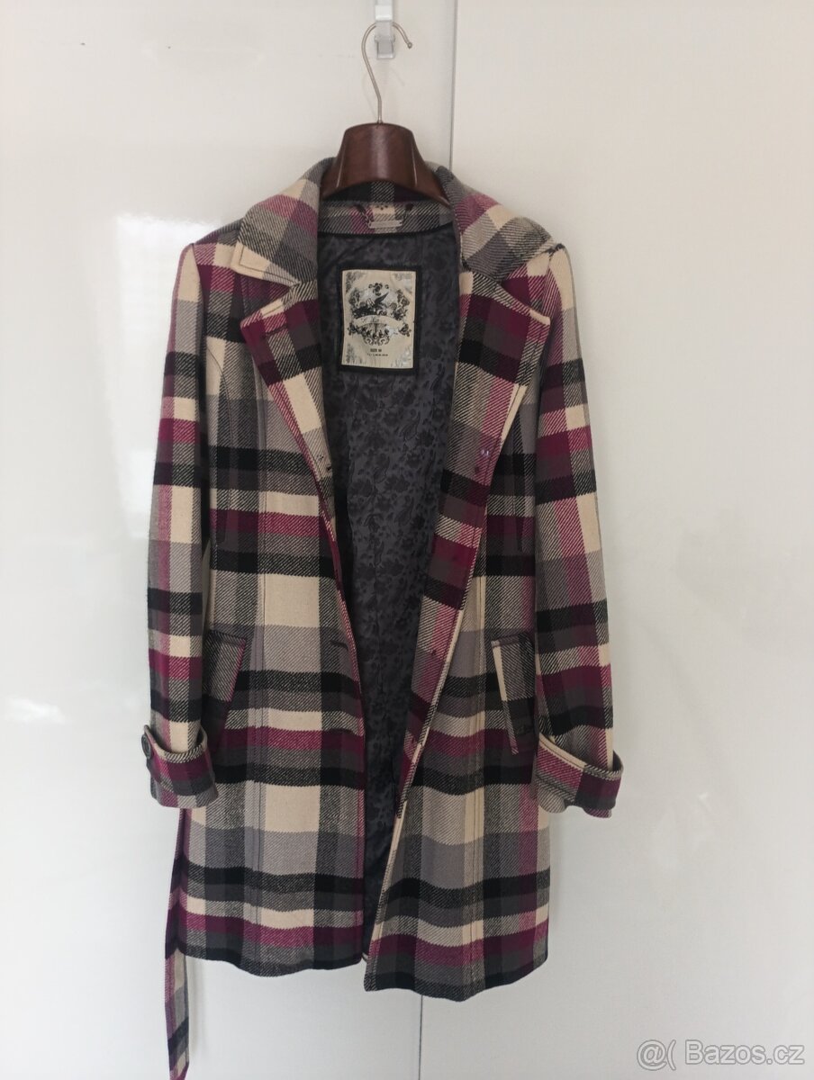 Krásný vlněný kabát vel M, zn. s'Oliver - 3