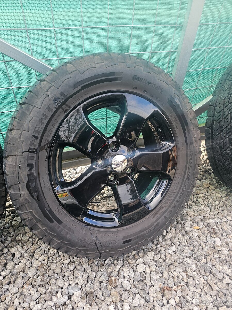 Prodám R18x8J 56.4 kola Jeep 5x127 - 3
