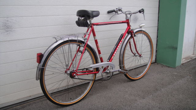 Peugeot, 1977, pánské kolo, červená barva - 3