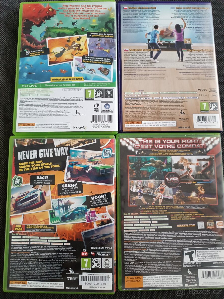 Hry na XBOX 360, Rayman, Rush, DiRT, Tekken6 - 3