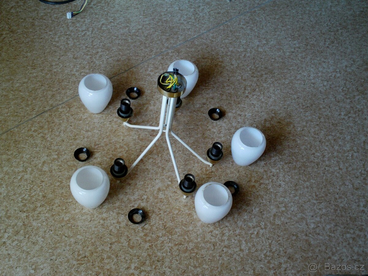 RETRO DESIGNOVÉ LUSTRY z let 60.tých - 3