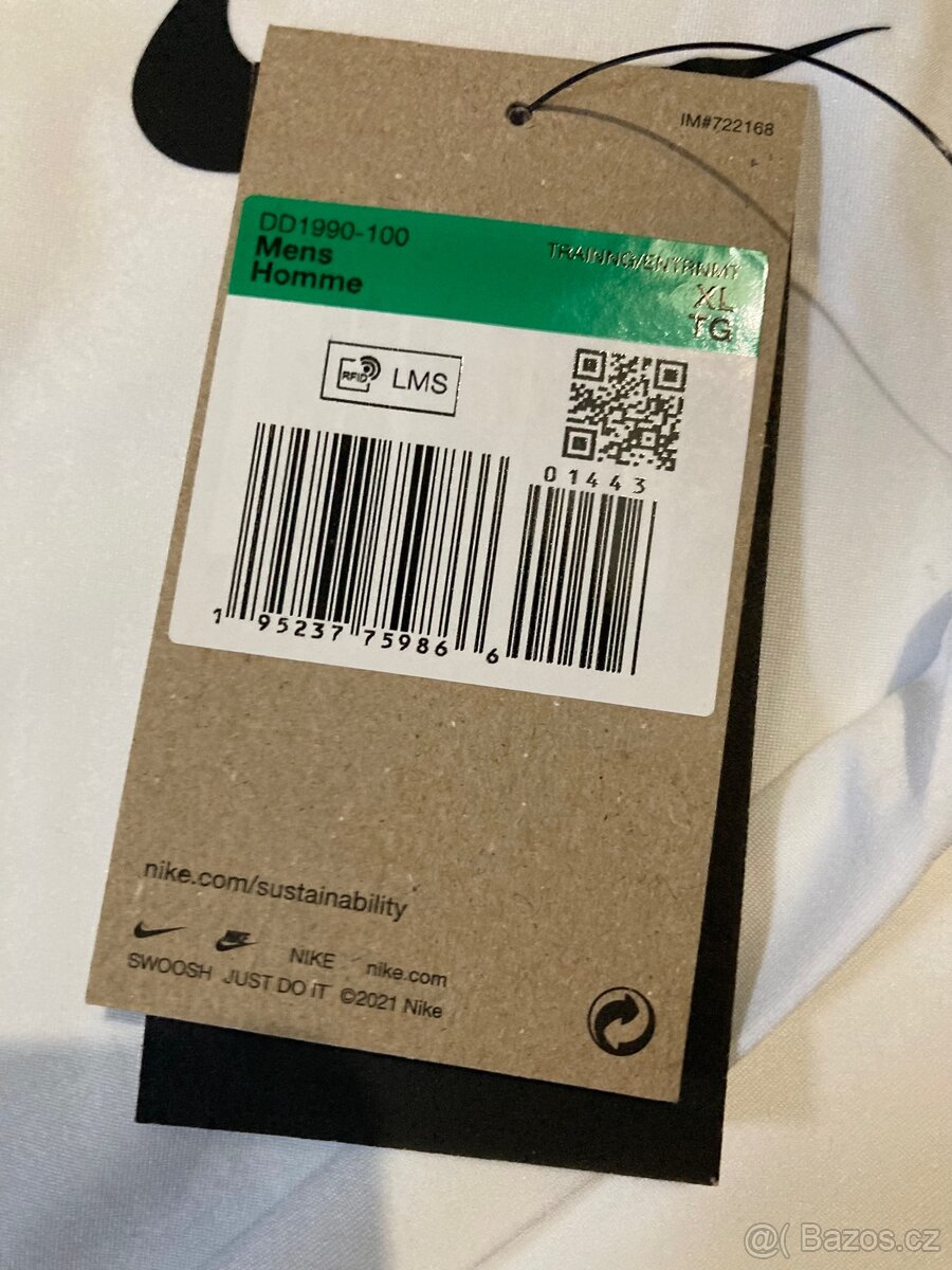 Termotriko Nike Pro Bílé XL - 3