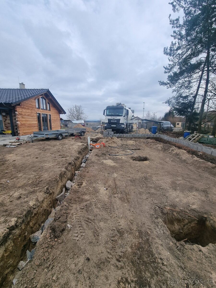 Zemní práce základové desky - 3