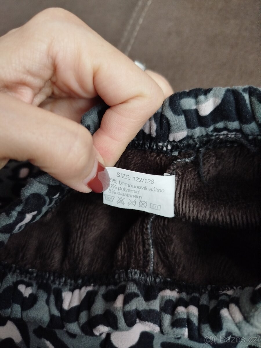 Dívčí velmi teplé legíny - 3