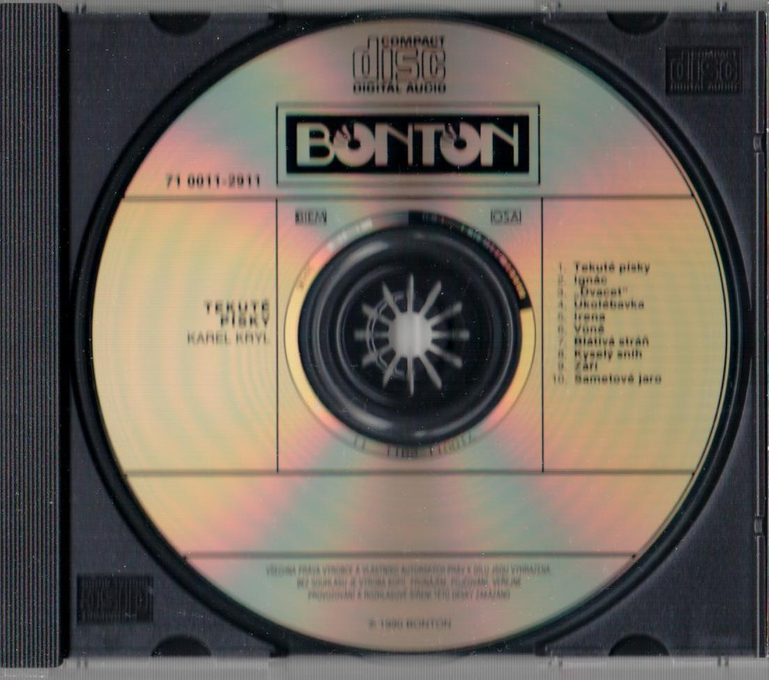 Karel Kryl: Tekuté písky 1990 CD - 3
