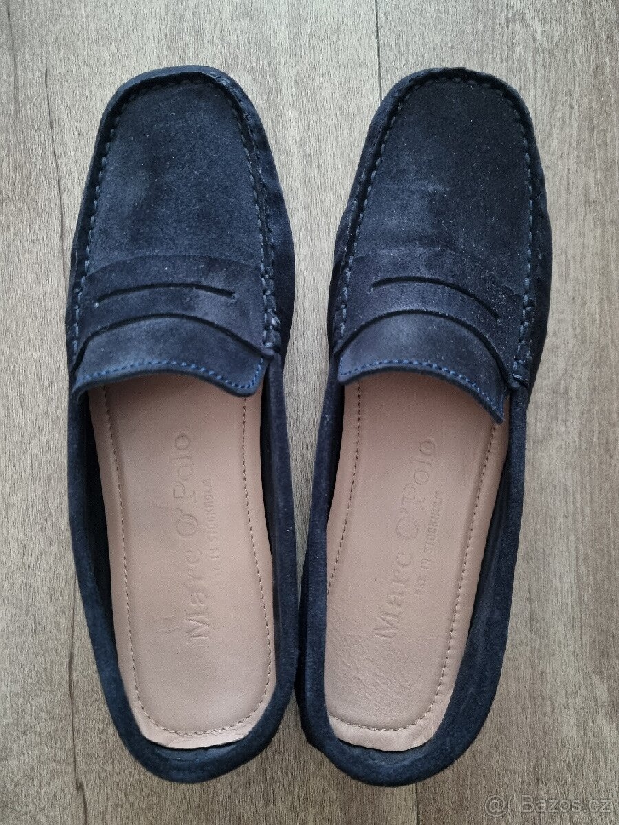Dámské mokasíny Marc O'Polo, vel. 39, modré/navy - 3