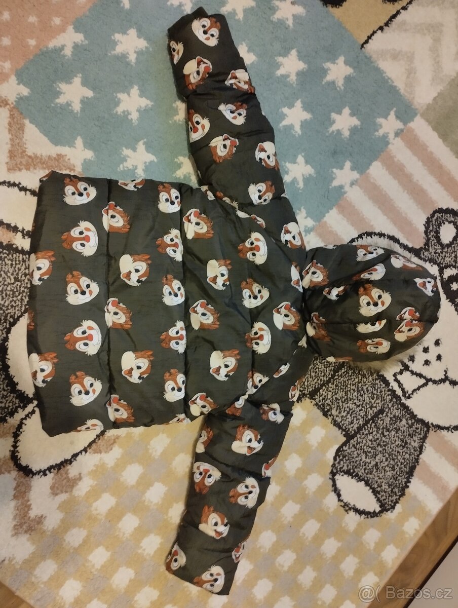 Nová zimní bunda Chip a Dale vel.110 - 3