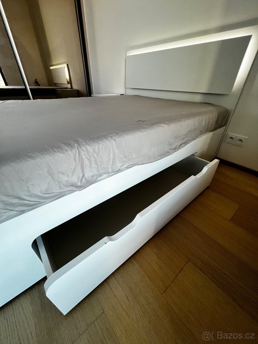 Postel 140x200 s úložným prostorem - 3