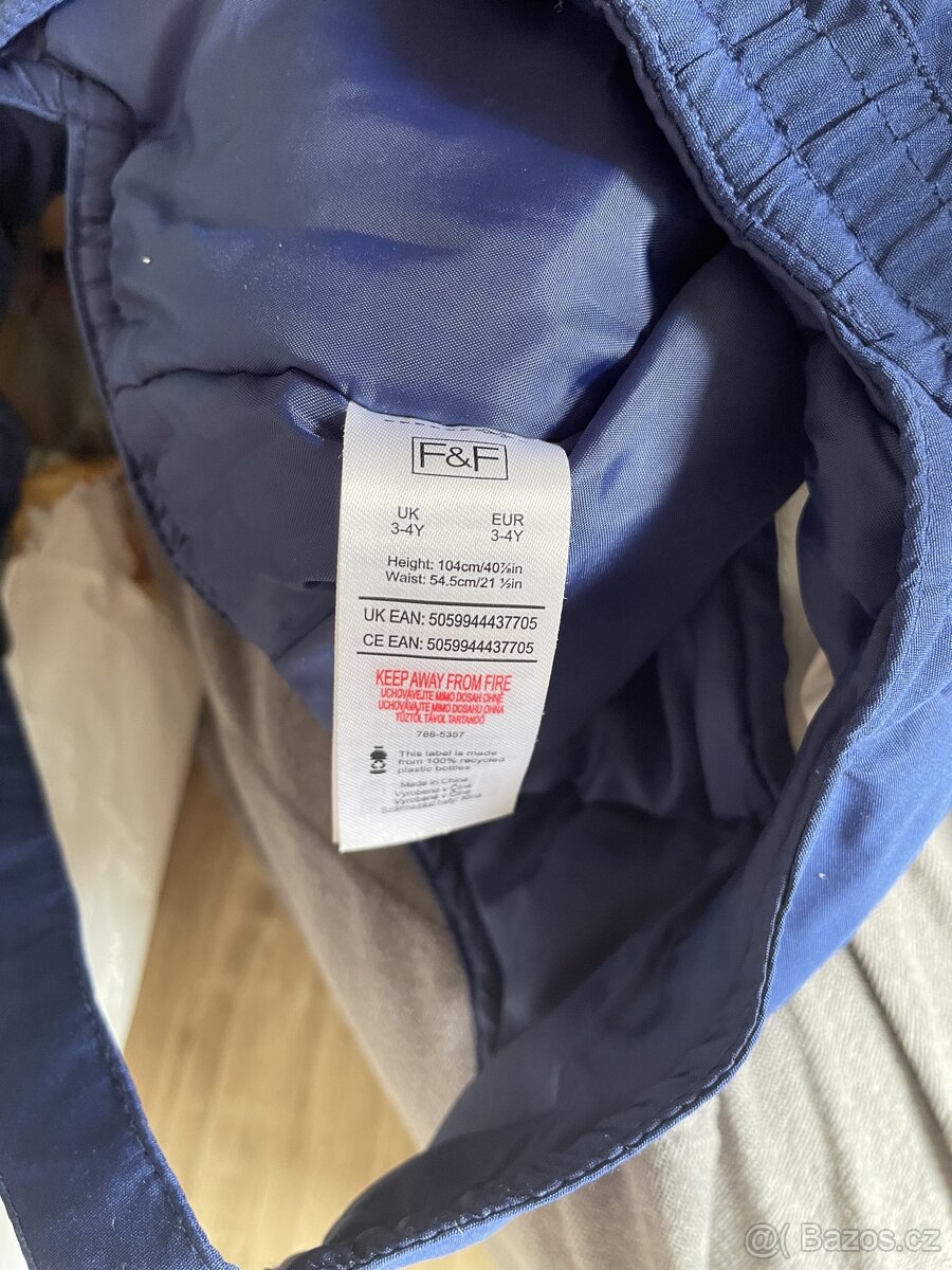 Kalhoty zn.F&F 3-4 let - 3