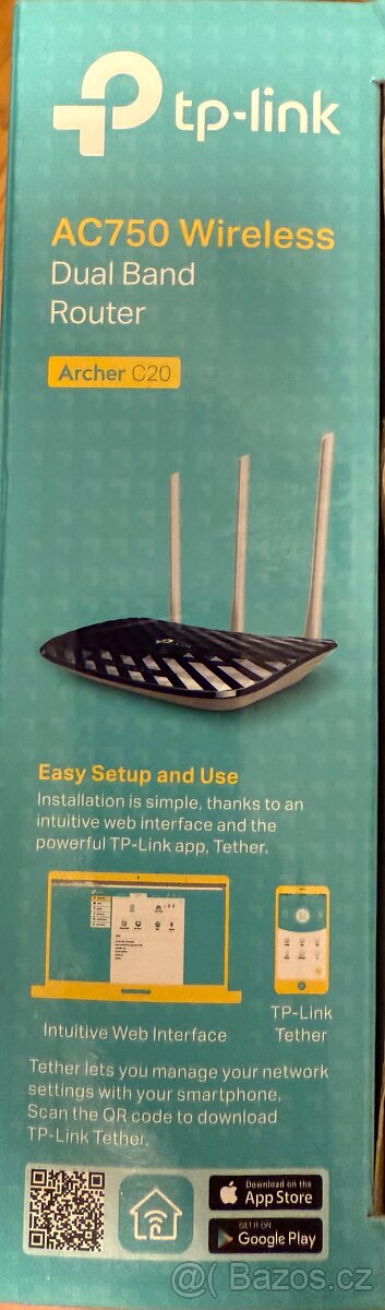 Wifi Router TP-link Archer C20, AC750 Dual Band - 3