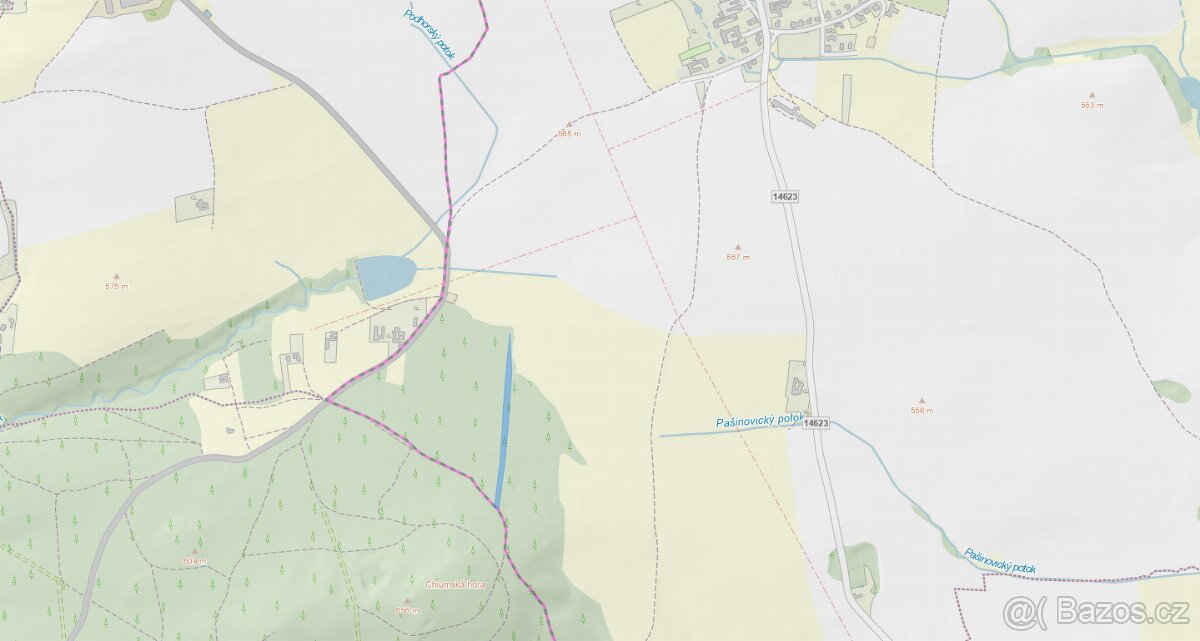 Prodám lesní pozemky v k.ú. Ločenice, p.č. 3857/9 a 3904 - 3