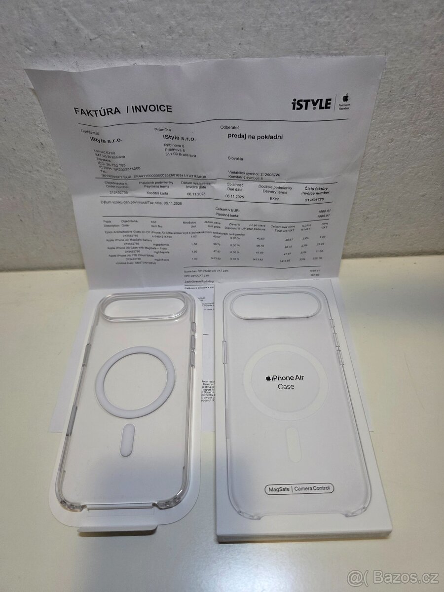 Apple iphone Air kryt s MagSafe – Frost, novy - 3
