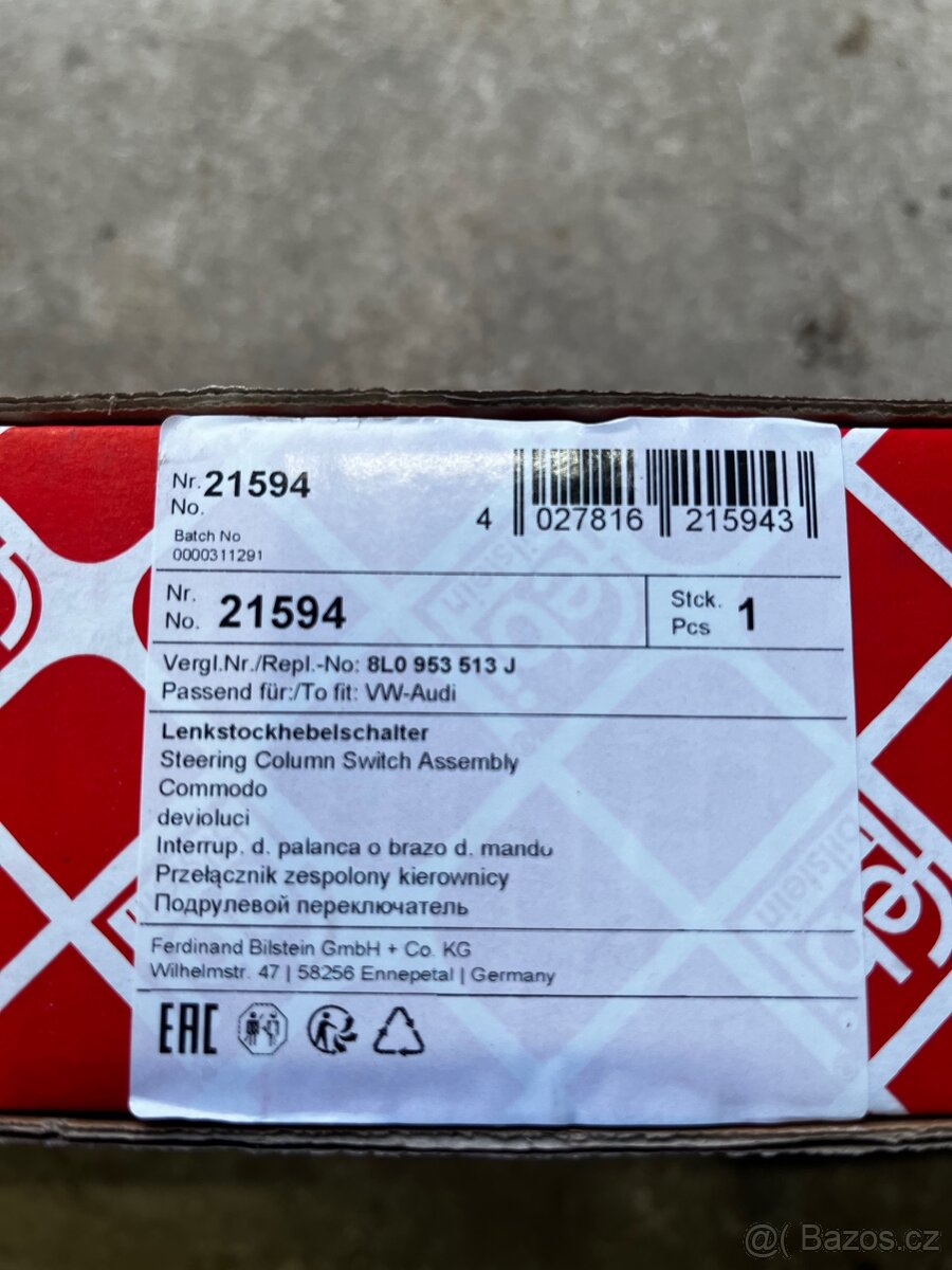 Páčka blinkr a tempomat Škoda - 3