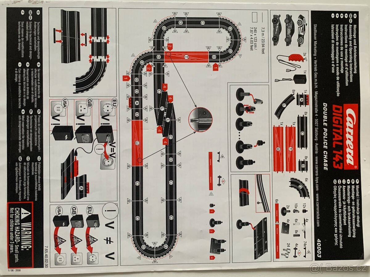 Autodráha Carrera digital 143 - 3