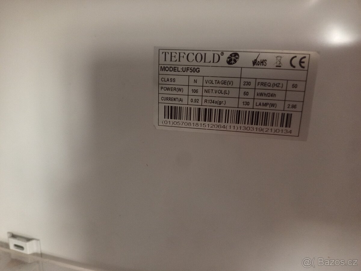 Prosklená lednice Tefcold - 3