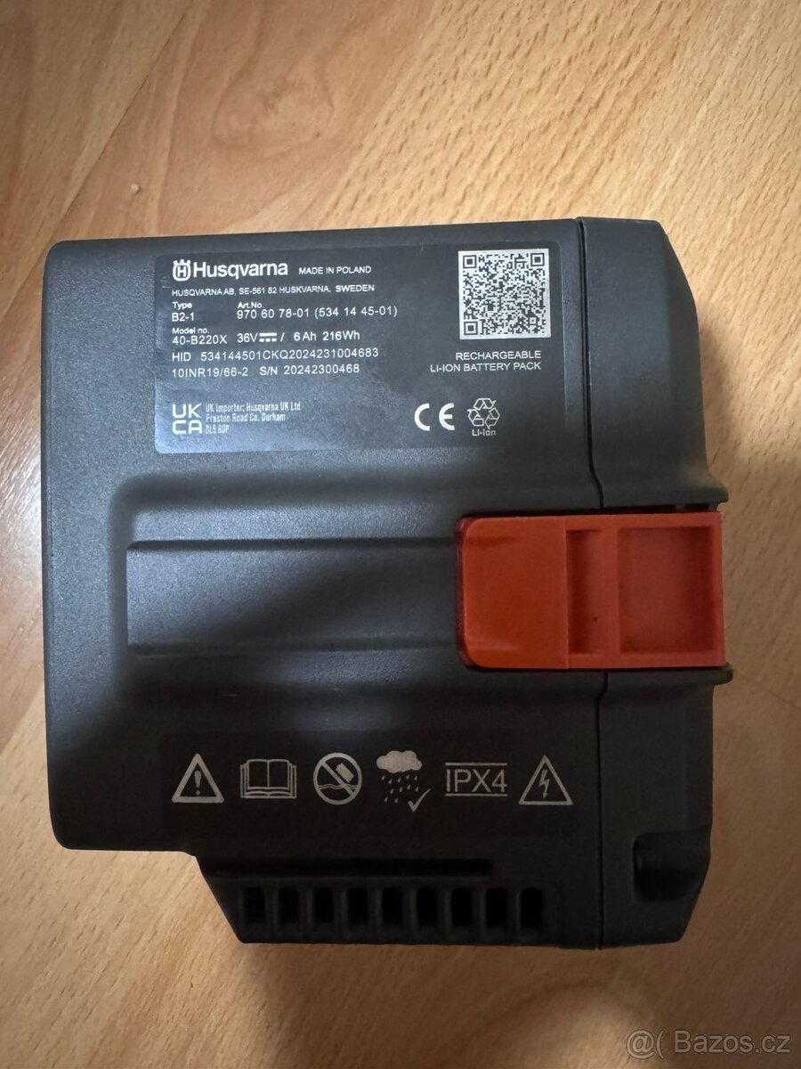 Baretie, akumulatory Husqvarna - 3