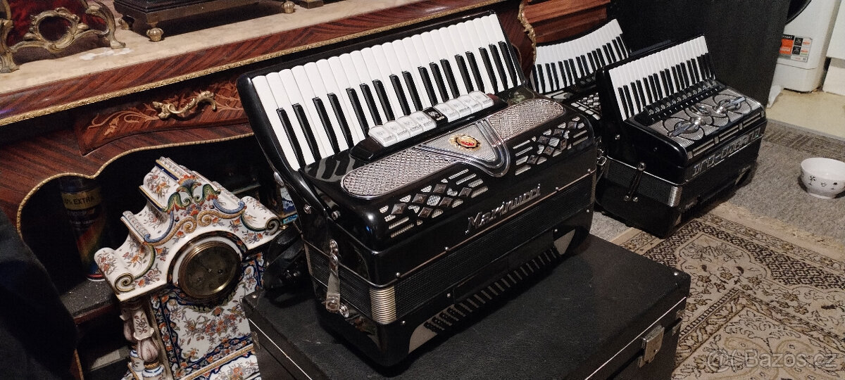 4 hlasá musette harmonika MARINUCCI MODEL 850. - 3