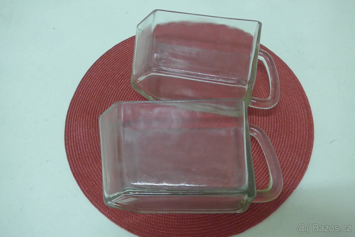 Skleněné Retro Zásobniky na Mouku...2ks - 3