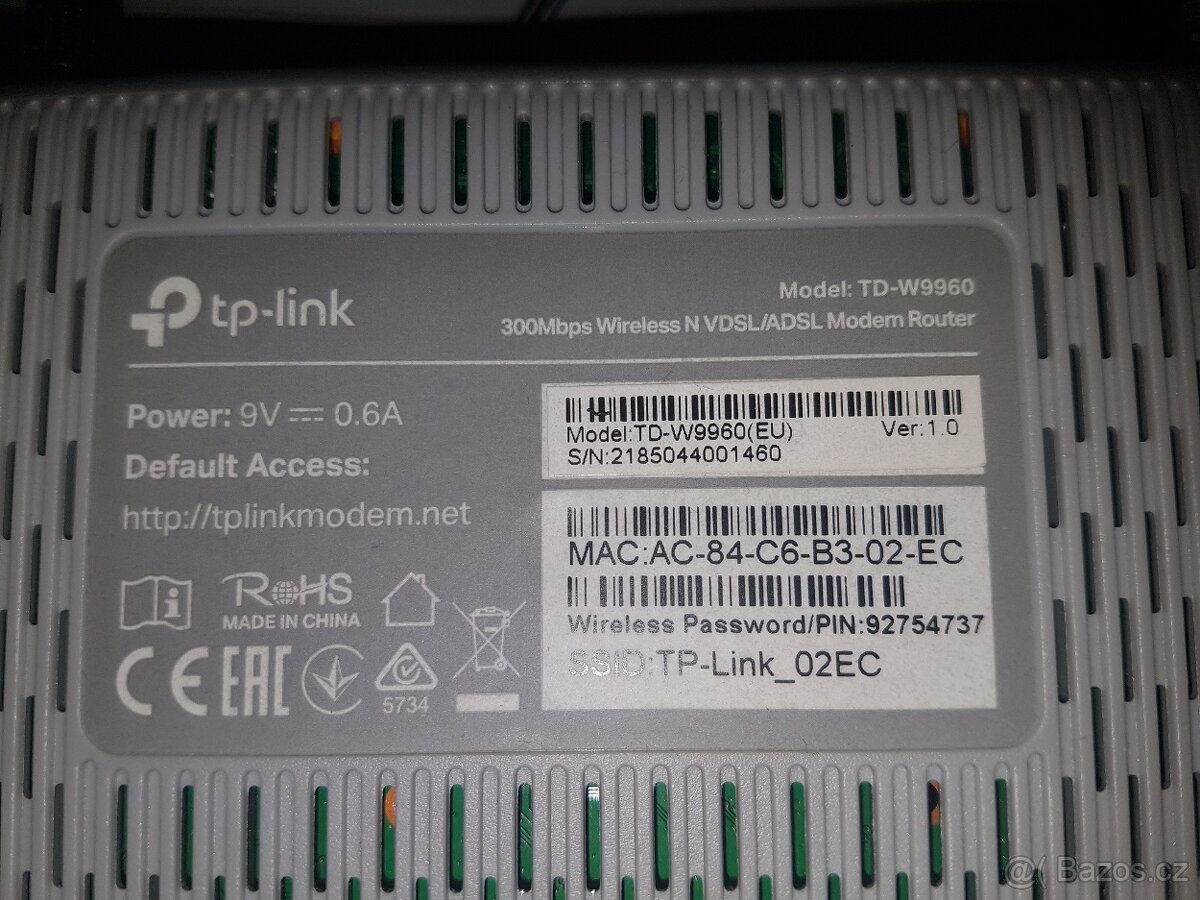 Router TP Link TD W9960 - 3