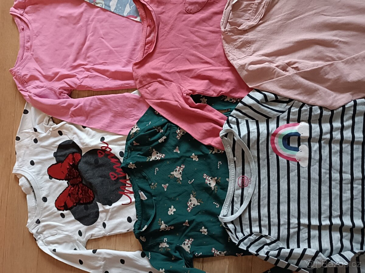 Trička s dlouhým rukávem 104 - 3