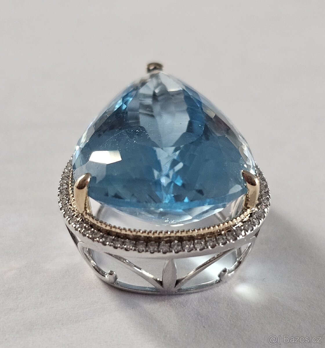 DIAMANTOVÝ PŘÍVĚSEK TOPAZ 53.63ct. TOP - 3