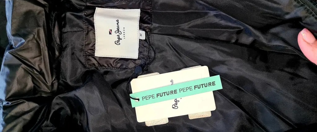 Pepe Jeans kabat vel M černý,nový s visackou - 3