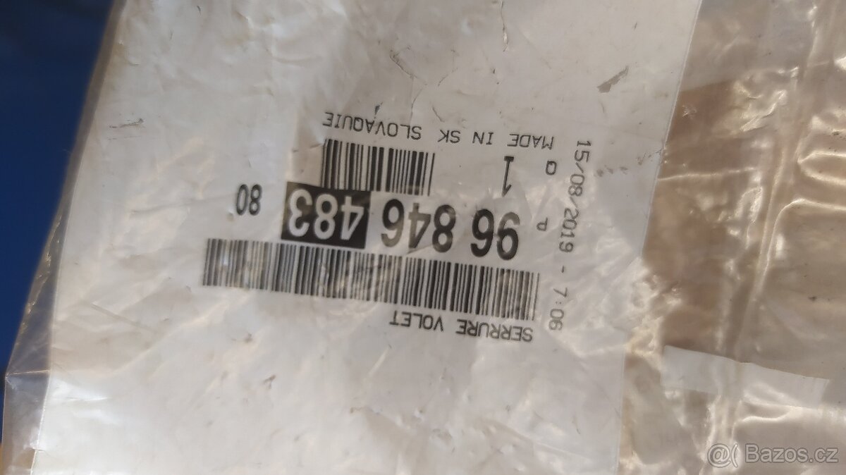 Peugeot 308 zámek kufru originál novy - 3