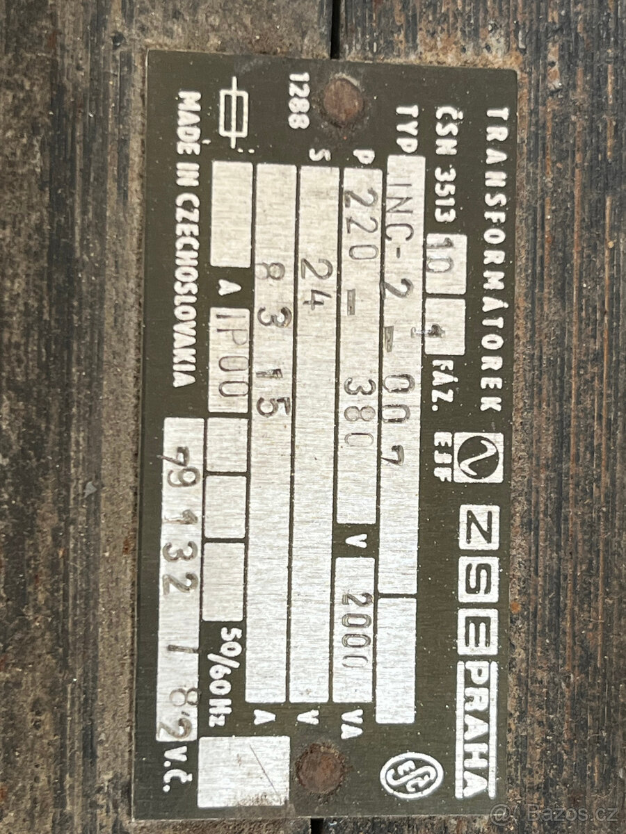 TRAFO S USMĚRŇOVAČEM 2000W - 3