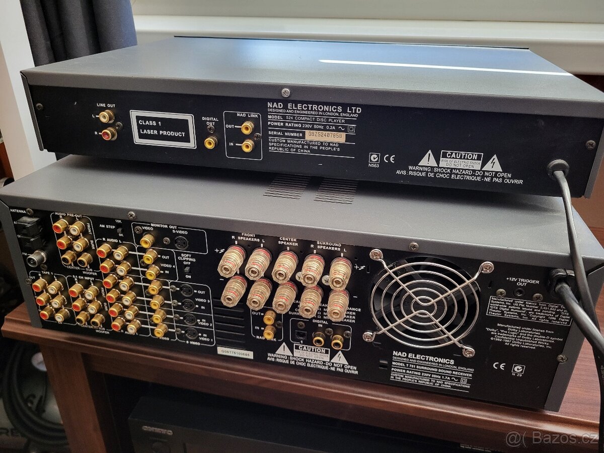 5.1 Receiver NAD T751 + CD NAD 524 - 3