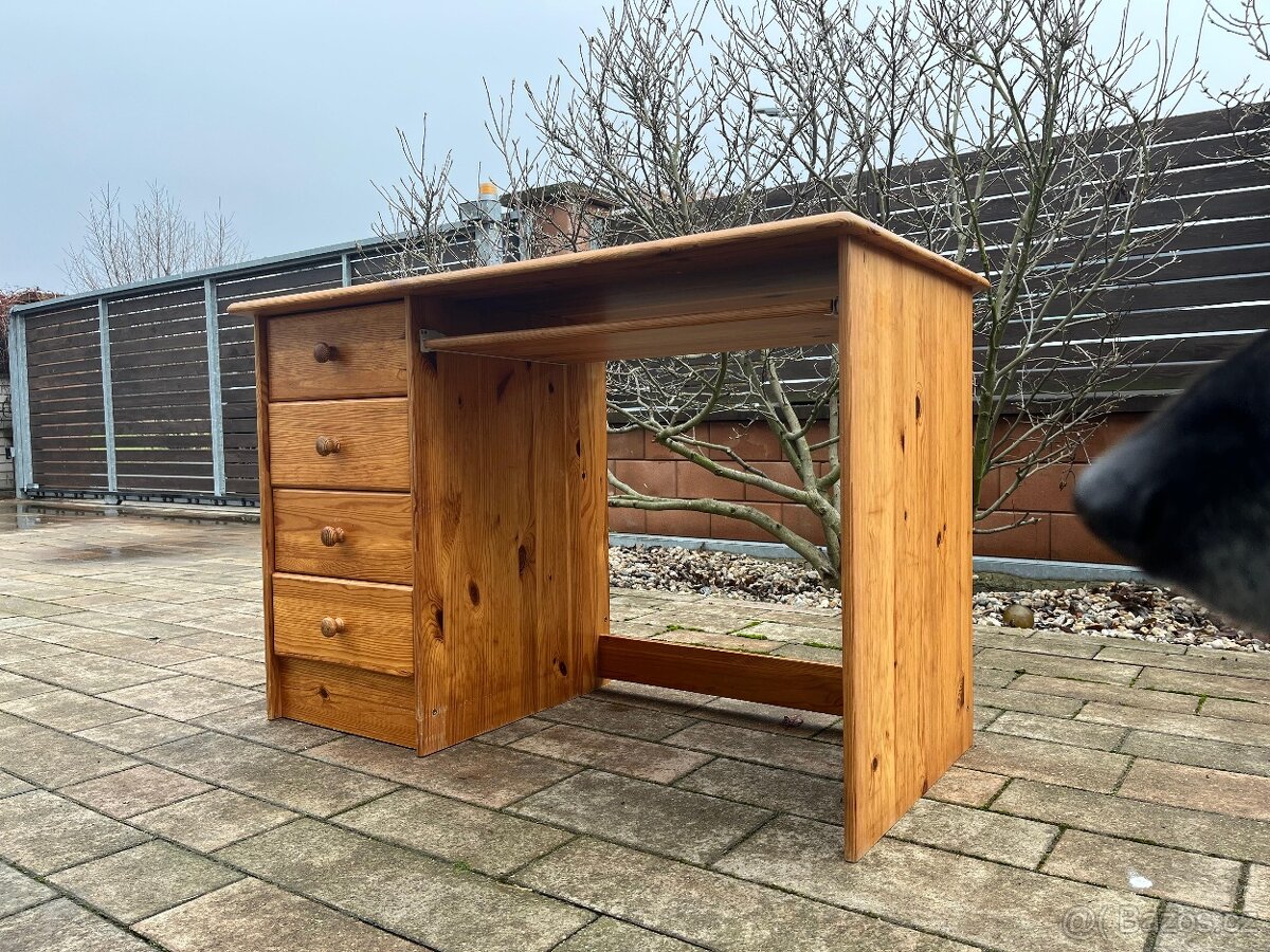 Borovicový psací stůl - 3