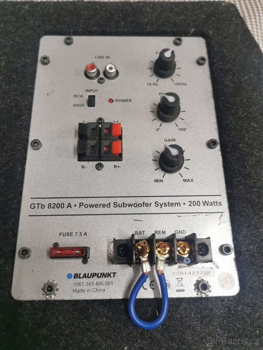 Aktivní subwoofer BLAUPUNKT 8200A - 3