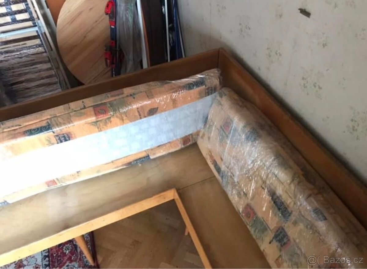 Rohová retro sedačka - 3