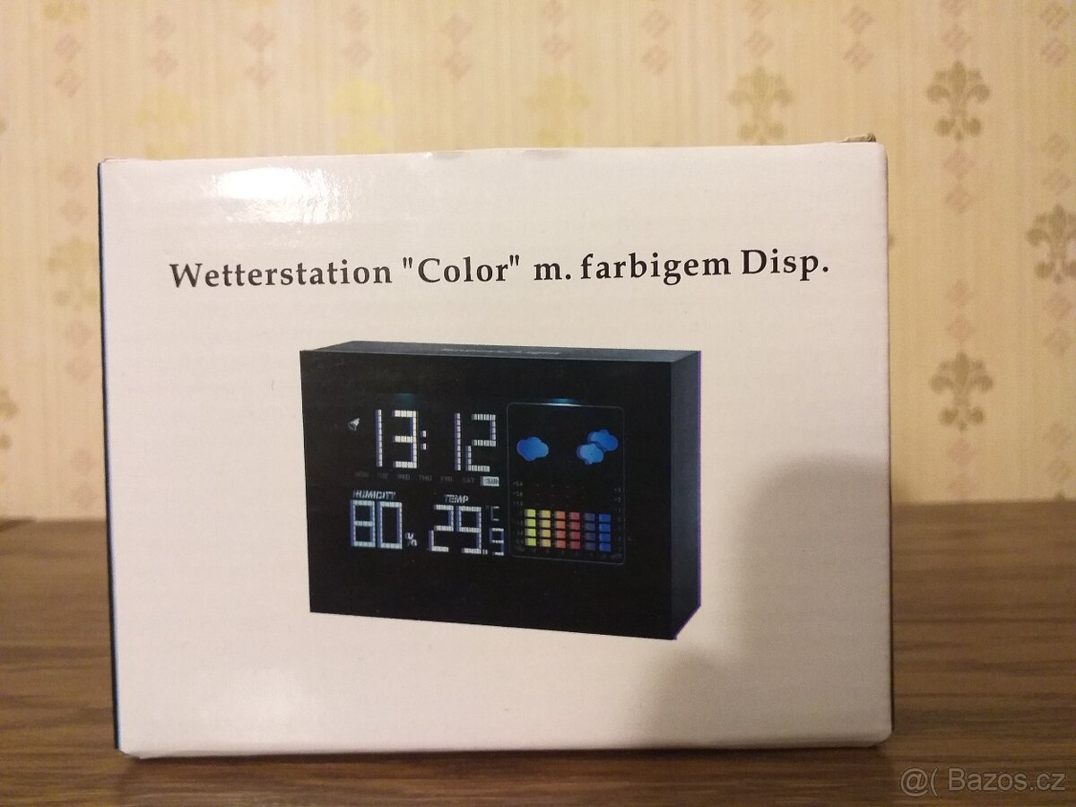 Meteostanice-hodiny s budíkem - 3