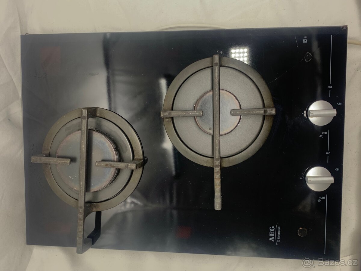 Plynová varná deska AEG dvojplotynka - 3