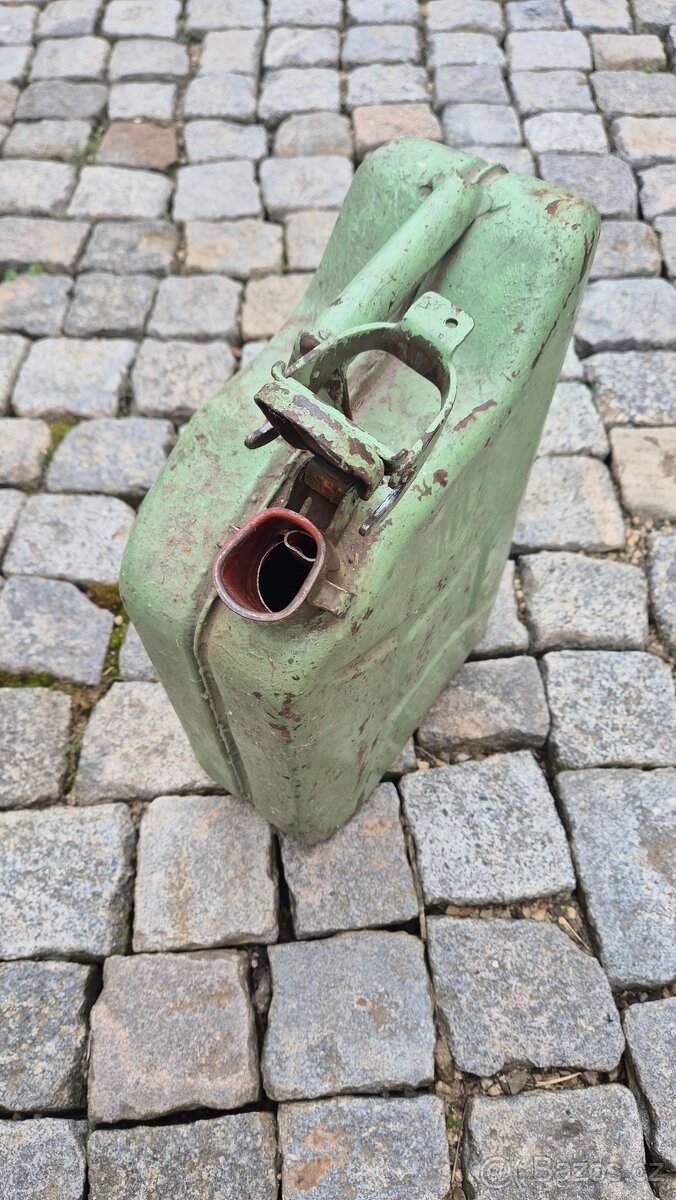 Plechový kanystr - 10l/1958 - 3
