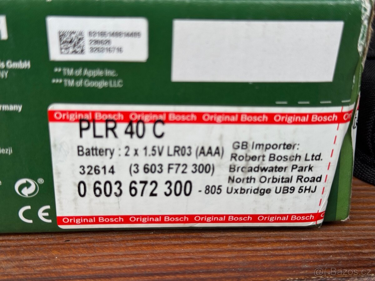Bosch PLR 40C laserový dalkoměr. Nový - 3