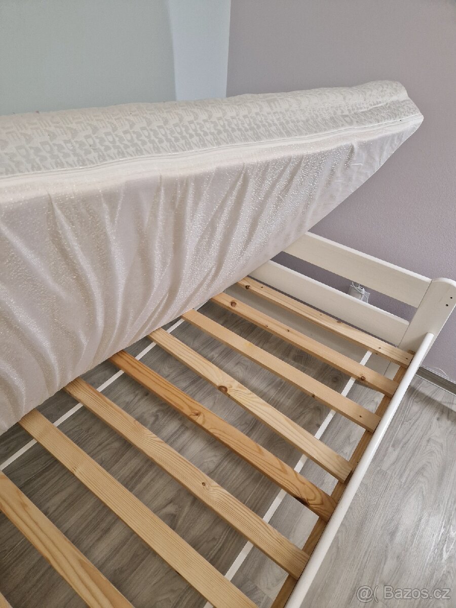 Jednolůžková postel + matrace - 3